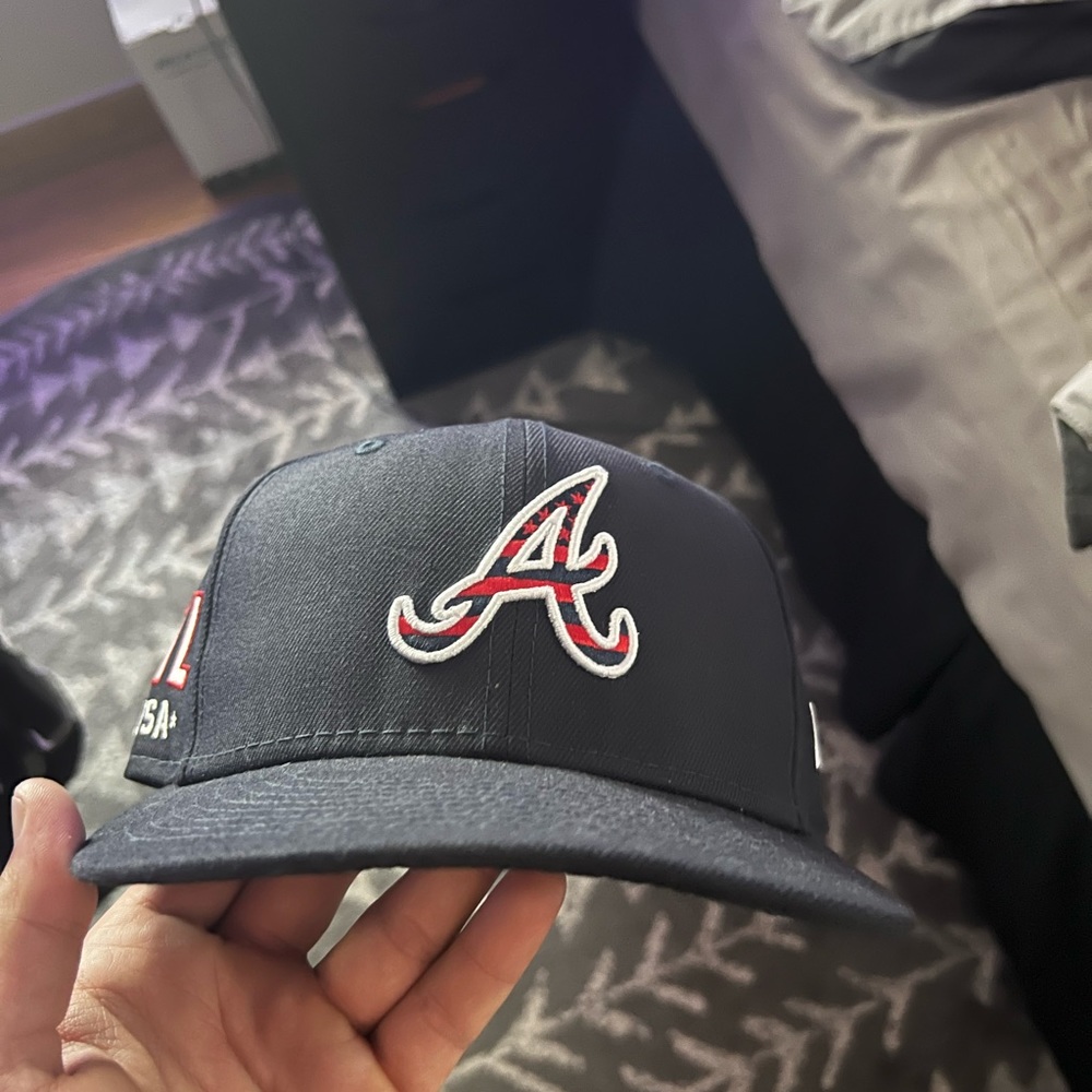 4th of July Braves Fitted